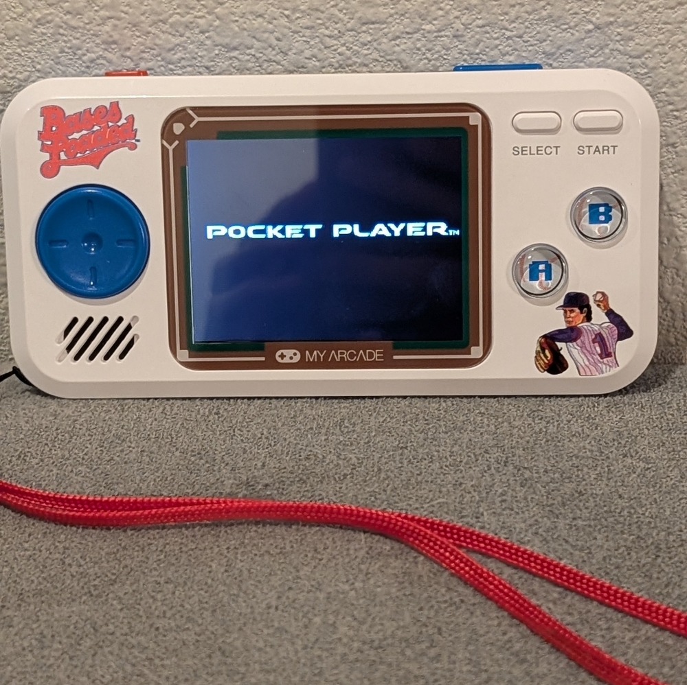 My Arcade Bases Loaded Portable Handheld Game Player EUC Working Condition